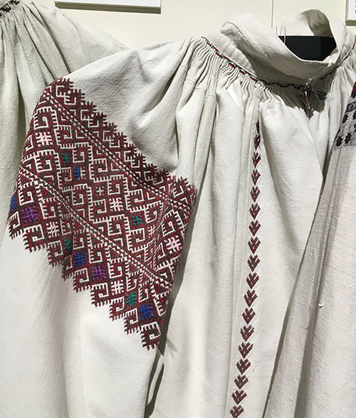 Ukrainian folk embroidered shirt from Podillia region