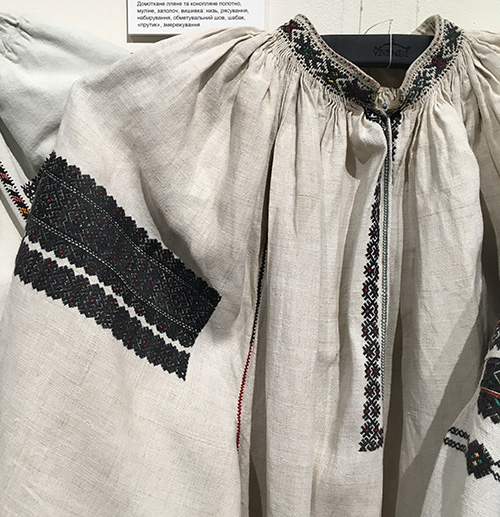 authentic Ukrainian embroidered shirt from Podillia region