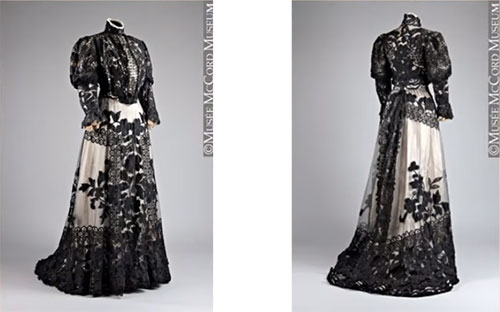 Dress, about 1900