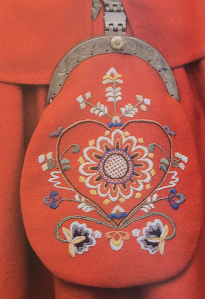 traditional Norwegian bunad purse
