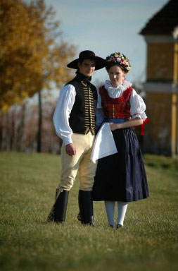 Folk dress of Czechia Moravian outfit