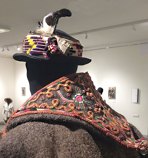 Krysania – fancy traditional felt hat of Hutsuls in Carpathian Ukraine