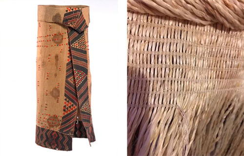 Authentic Maori woven garment