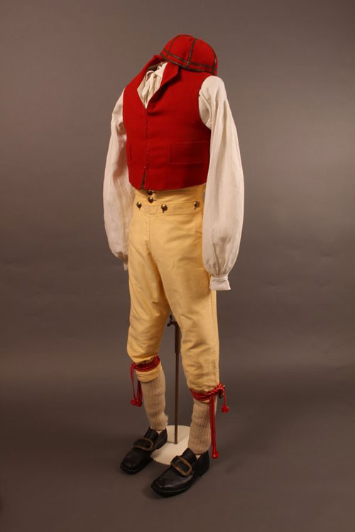 Swedish authentic male traditional costume