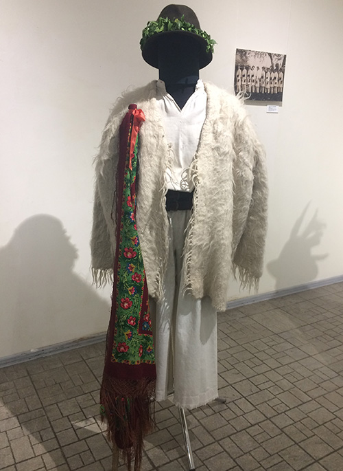 Shaggy hunia outerwear of groomsman’s attire from Transcarpathian region of Ukraine beginning of 20th century