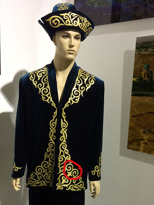 Kazakh traditional embroidery patterns