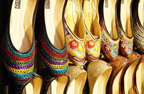 Pakistani modern female khussa shoes