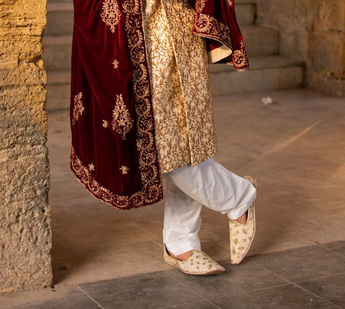 Pakistani modern male khussa shoes