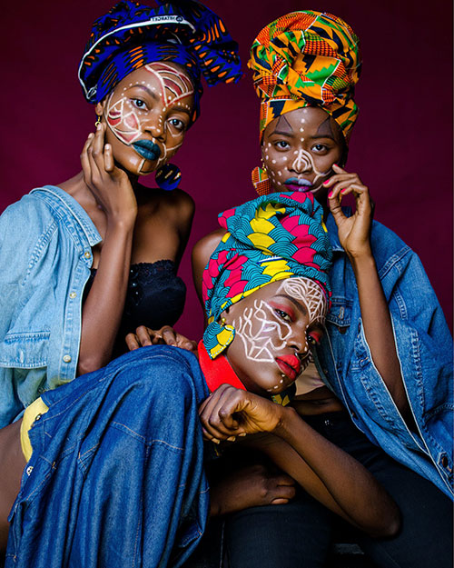 African traditional head ties