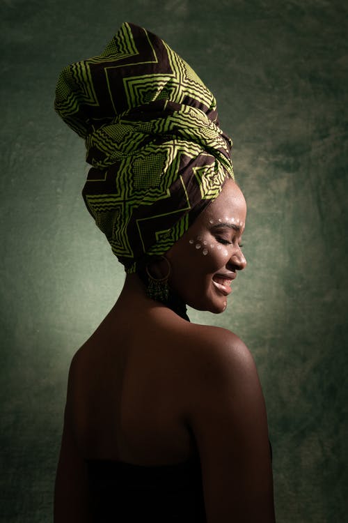 African traditional head tie