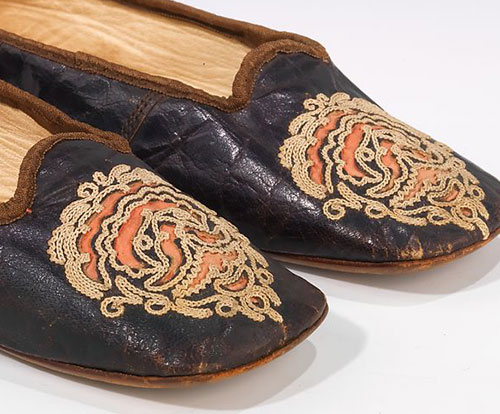 19th-century kid shoes