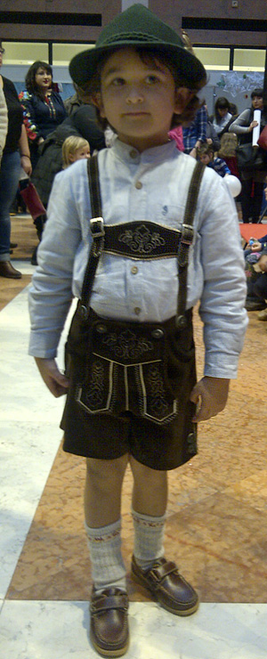 traditional Bavarian kid attire