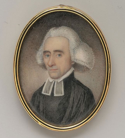 Portrait miniature of The Reverend Dr. Ezra Stiles, 1770