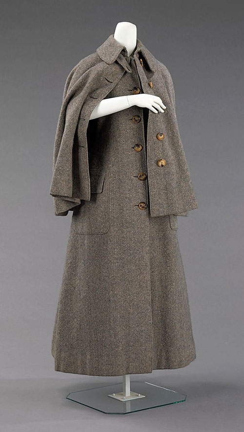 British woolen overcoat, 1885