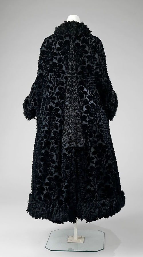 French evening coat by Emile Pingat, 1888-1890