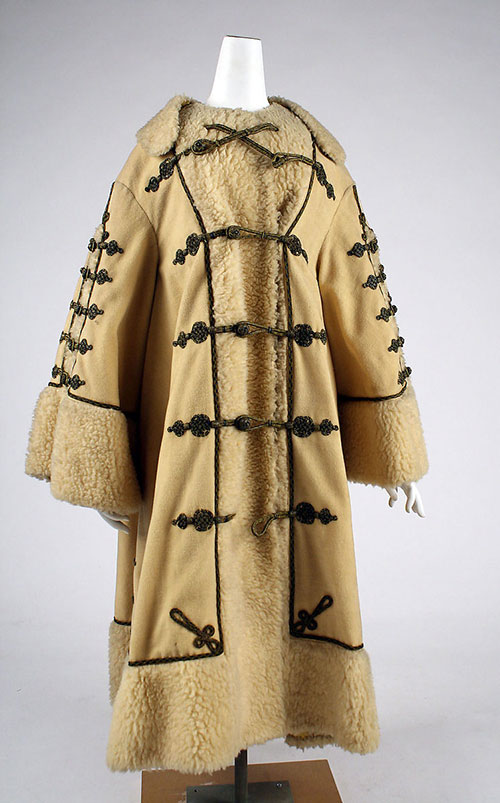 British winter coat, about 1863