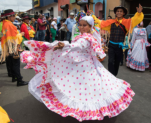 Folk dancers from Nicaragua