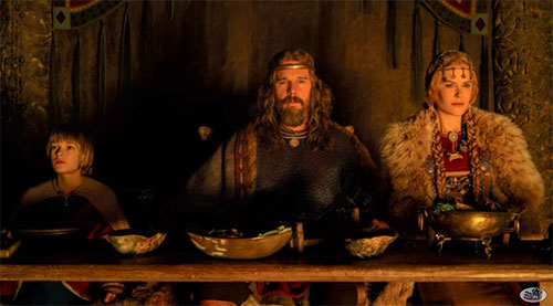 Viking movie costumes in The Northman