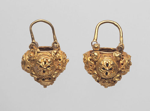 basket earrings, Byzantine, the 10th-11th century