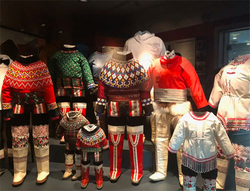 Traditional attire of Greenland or Kalaallit Nunaat