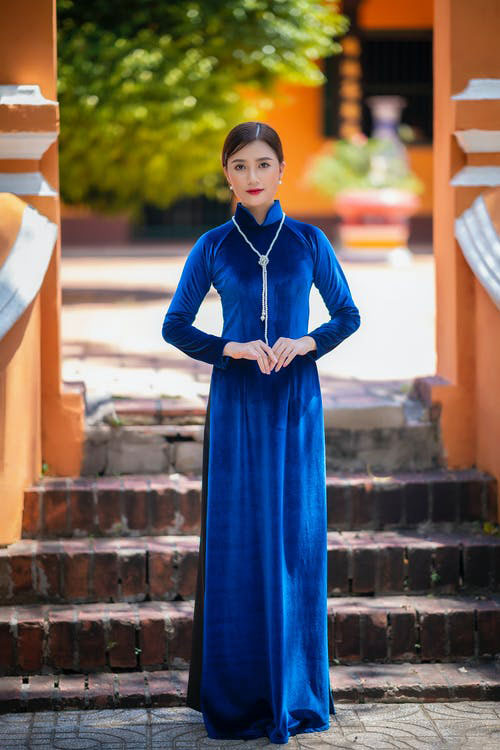 Modern Vietnamese Ao Dai attire is blindingly feminine