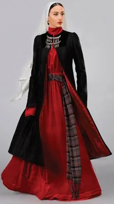 Georgian winter Svanetian dress made by Samoseli Pirveli
