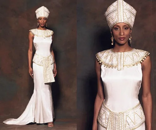 Egyptian traditional wedding dress