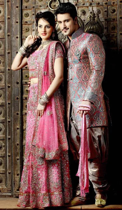 Indian traditional wedding dress