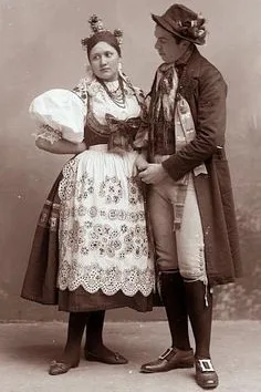 Czechian folk dress from Taborsko region