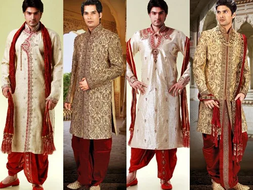 Indian traditional attire. Wide variety of delicate embellished clothing