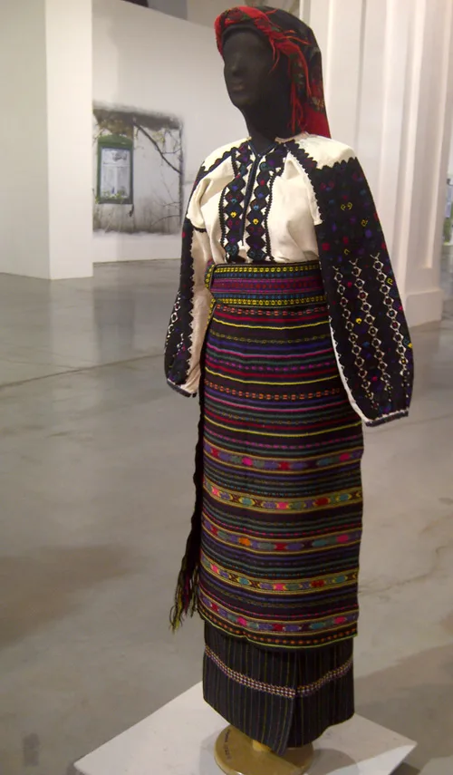 Traditional Ukrainian women's attire from western Ukraine 19th - early 20th century