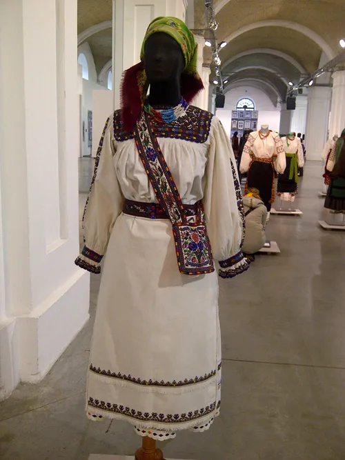National female attire from western Ukraine 19th - early 20th century
