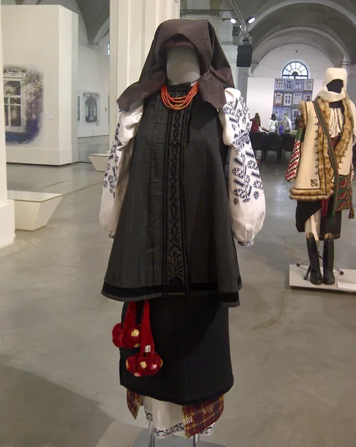 Ukrainian traditional female costume 19th - early 20th century
