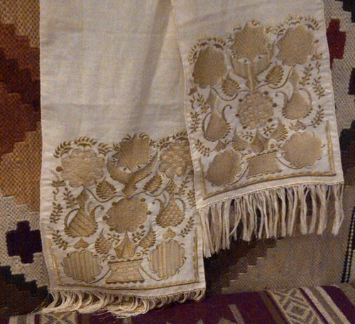 Vintage embroidered towel of Crimean Tatars