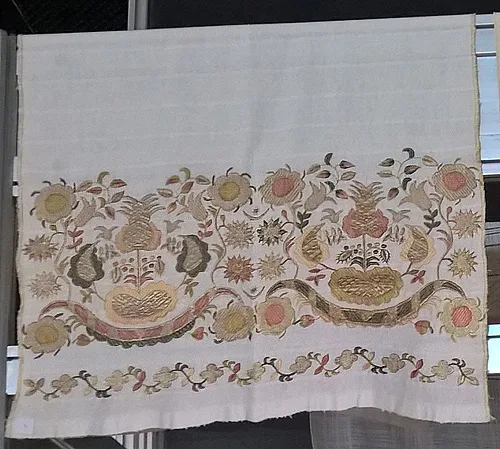 Vintage Crimean Tatar embroidered towel