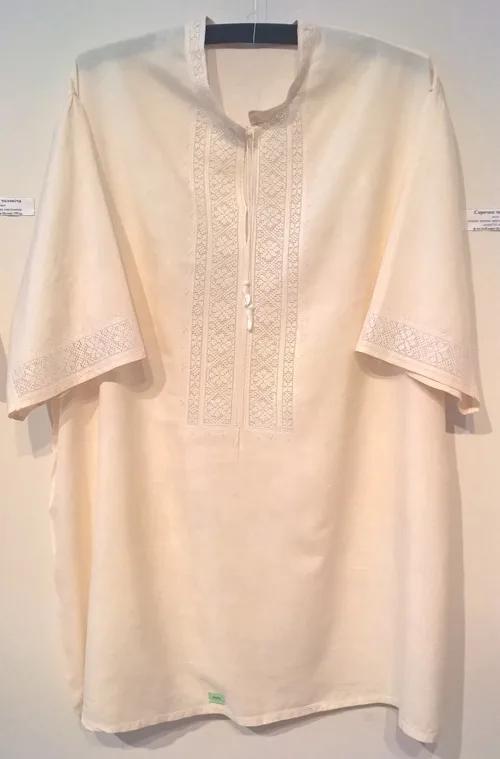 Men's embroidered shirt from Reshetylivka region of Ukraine