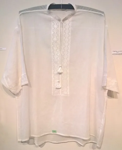 Male embroidered shirt from Reshetylivka region of Ukraine