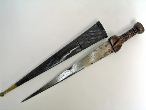 Dress knives as a part of national costume. Northern Europe