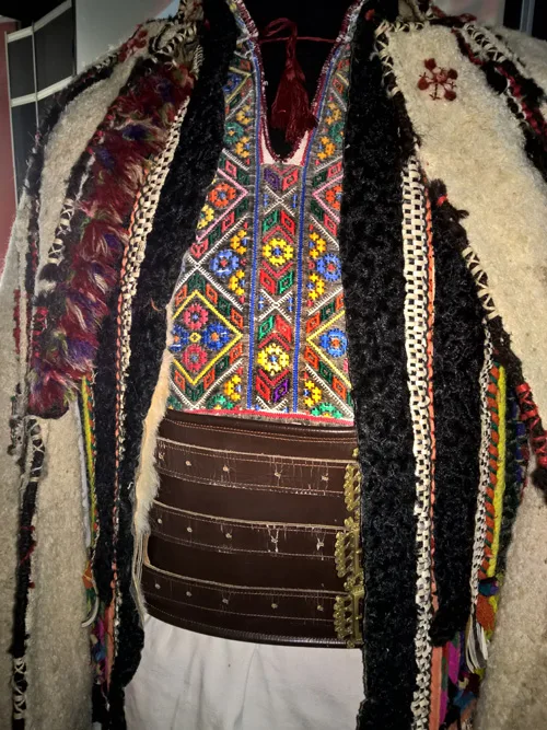 Vintage traditional male costume from Carpathian region of Ukraine