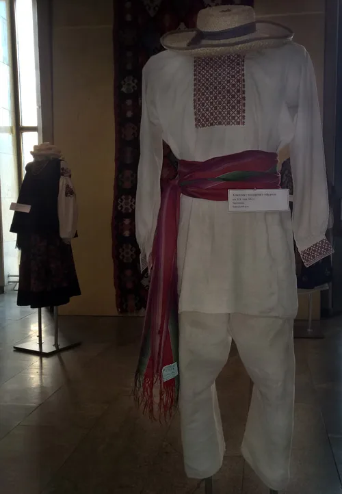 Male traditional attire from Cherkasy region central Ukraine