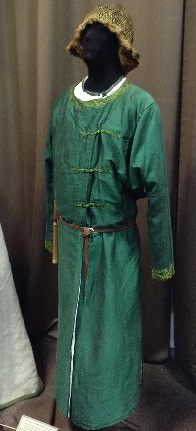 Reconstruction of clothes of Khazar nobleman from Russia 9th century