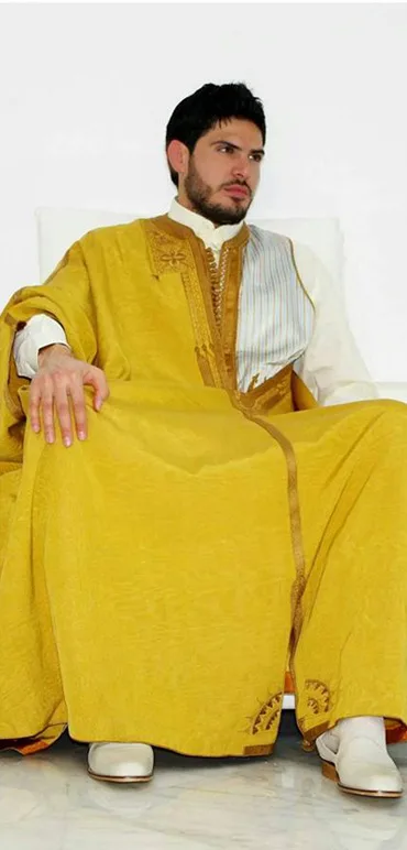 Tunisian male jebba is one of the oldest Tunisian cultural garments