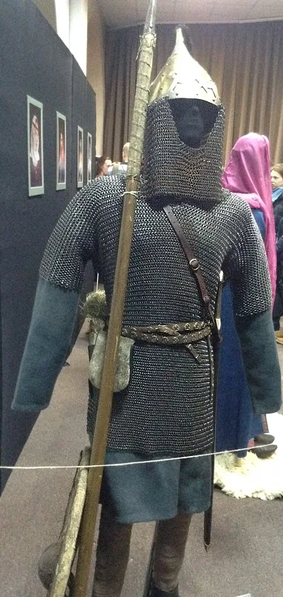 Reconstruction of armor of Ukrainian warrior from Kyiv region Kievan Rus 10th century
