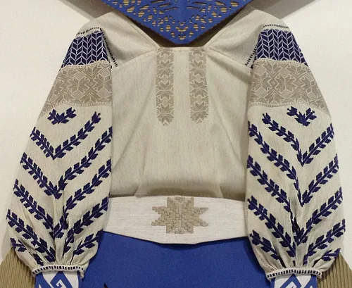 Ukrainian traditional embroidered shirt