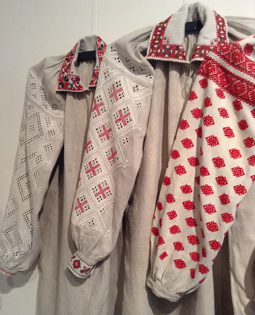 Ukrainian traditional embroidered shirts