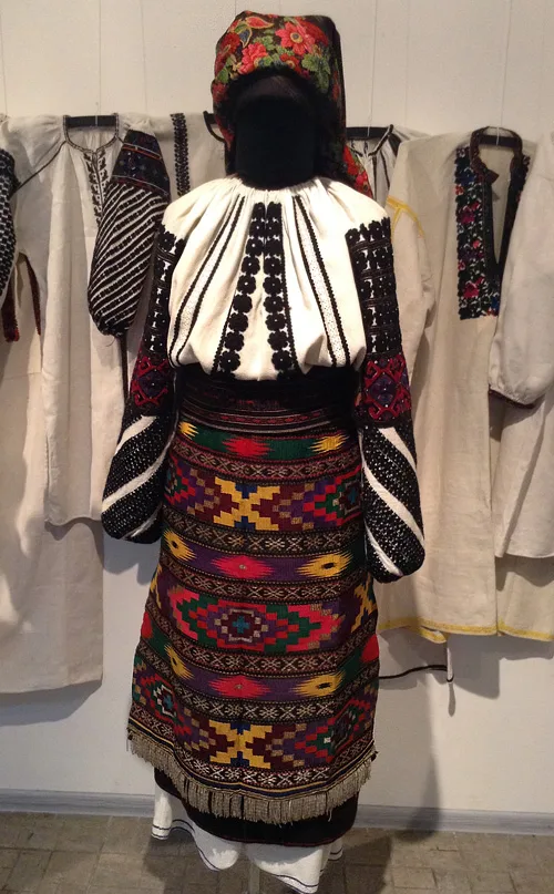Married woman’s festive attire from Borshchiv district Ternopil region of Ukraine