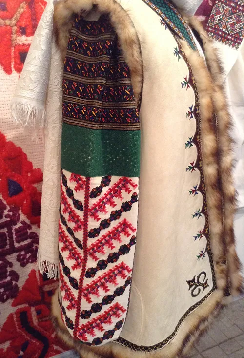 Female traditional wedding costume from Bukovyna region western part of Ukraine