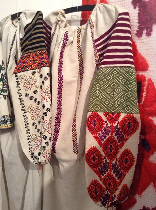 Female wedding shirts from Bukovyna region western part of Ukraine