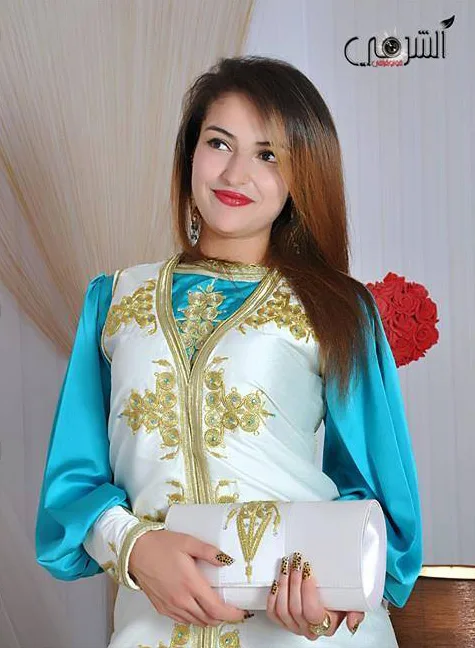 Tunisian modern female clothing with ethnic motifs