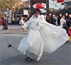 Chinese cosplay skateboarder does skateboarding tricks in traditional clothing and cosplay costumes – you have to watch this!